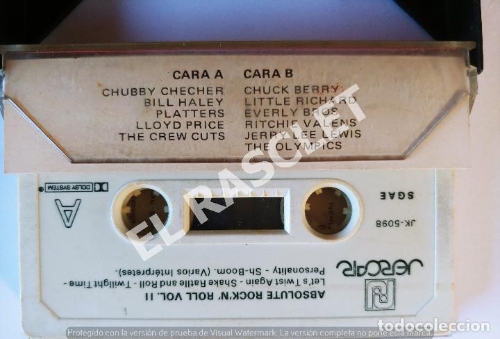 Casetes antiguos: CINTA CASSETTE DE : ABSOLUTE ROCKNROLL -2 - Foto 2