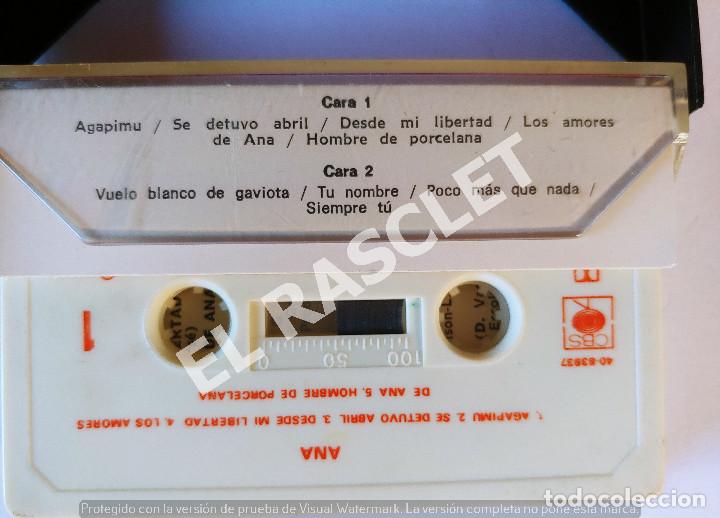 Casetes antiguos: CINTA CASSETTE DE : ANA - Foto 2