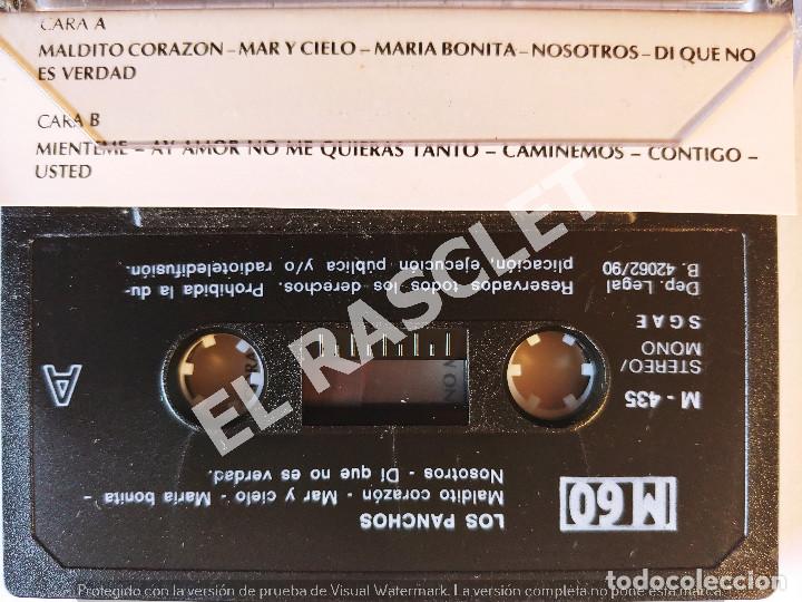 Casetes antiguos: CINTA CASSETTE DE : LOS PANCHOS - VERSION ORIGINAL - Foto 2