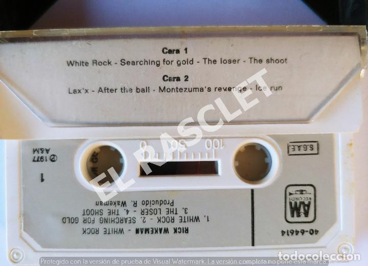 Casetes antiguos: CINTA CASSETTE DE :RICK WAKEMAN - WHITE ROCK - Foto 2