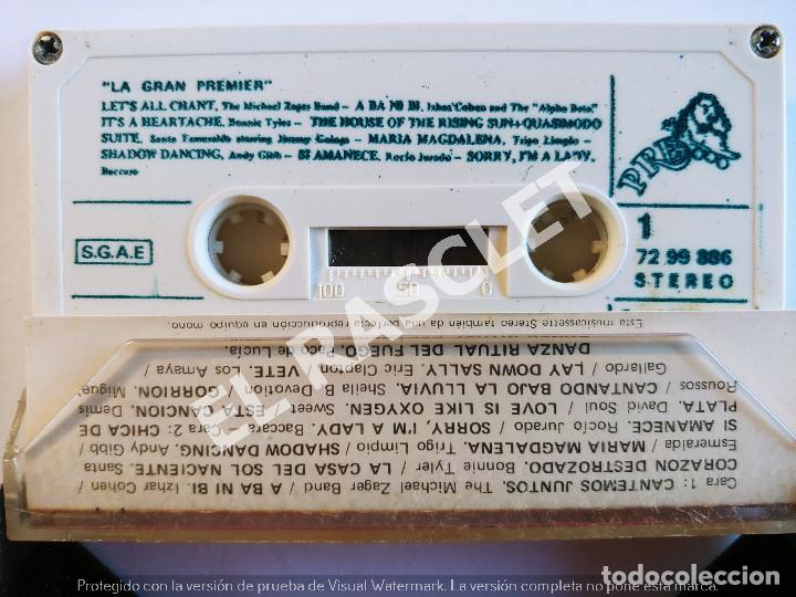Casetes antiguos: CINTA CASSETTE DE : LA GRAN PREMIER - Y MUCHO MAS - Foto 2