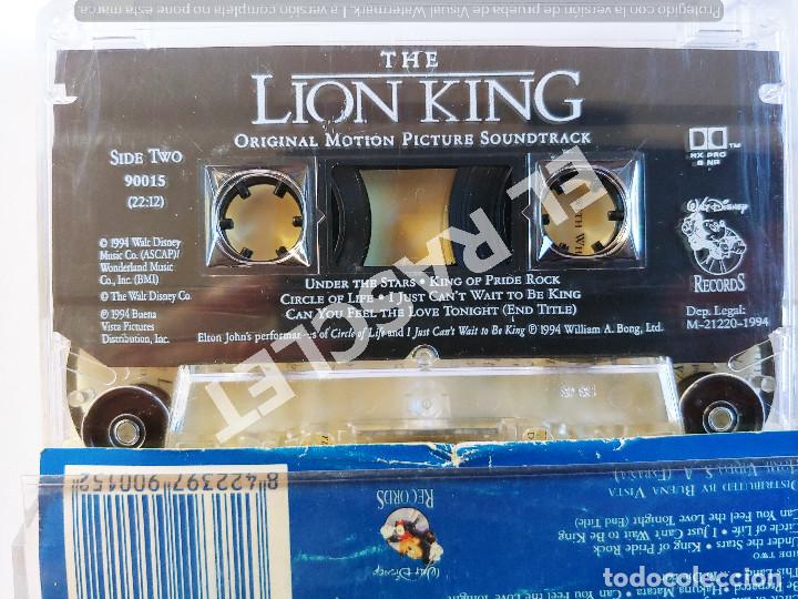 Casetes antiguos: CINTA CASSETTE DE :THE LION KING - Foto 2