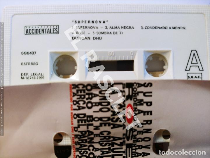 Casetes antiguos: CINTA CASSETTE DE : DUNCAN DHU - SUPER NOVA - Foto 2