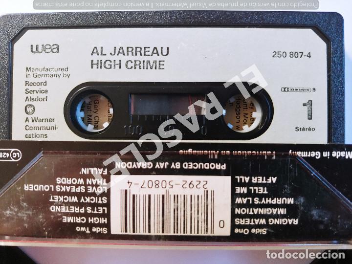 Casetes antiguos: CINTA CASSETTE DE : AL JARREAU - HIGH CRIME - Foto 2
