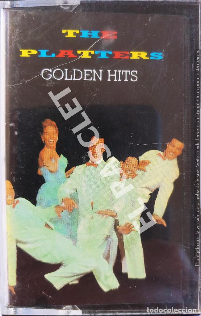 Casetes antiguos: CINTA CASSETTE DE : THE PLATTERS - GOLDEN HITS - Foto 1