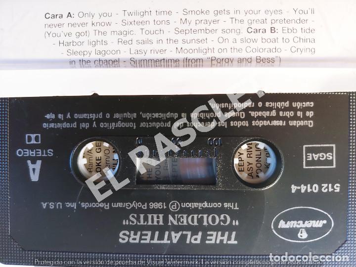Casetes antiguos: CINTA CASSETTE DE : THE PLATTERS - GOLDEN HITS - Foto 2