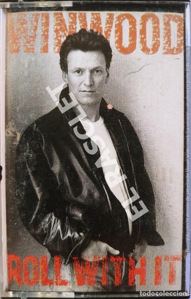 Casetes antiguos: CINTA CASSETTE DE : STEVE WINWOOD - ROLL WITH IT - Foto 1