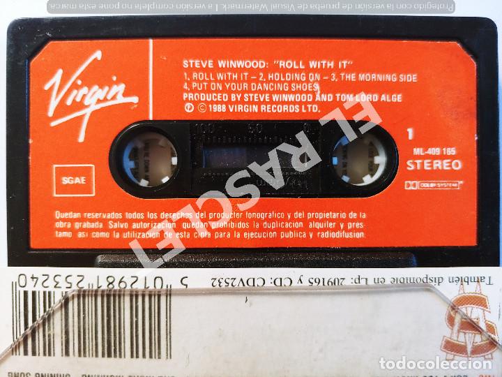 Casetes antiguos: CINTA CASSETTE DE : STEVE WINWOOD - ROLL WITH IT - Foto 2