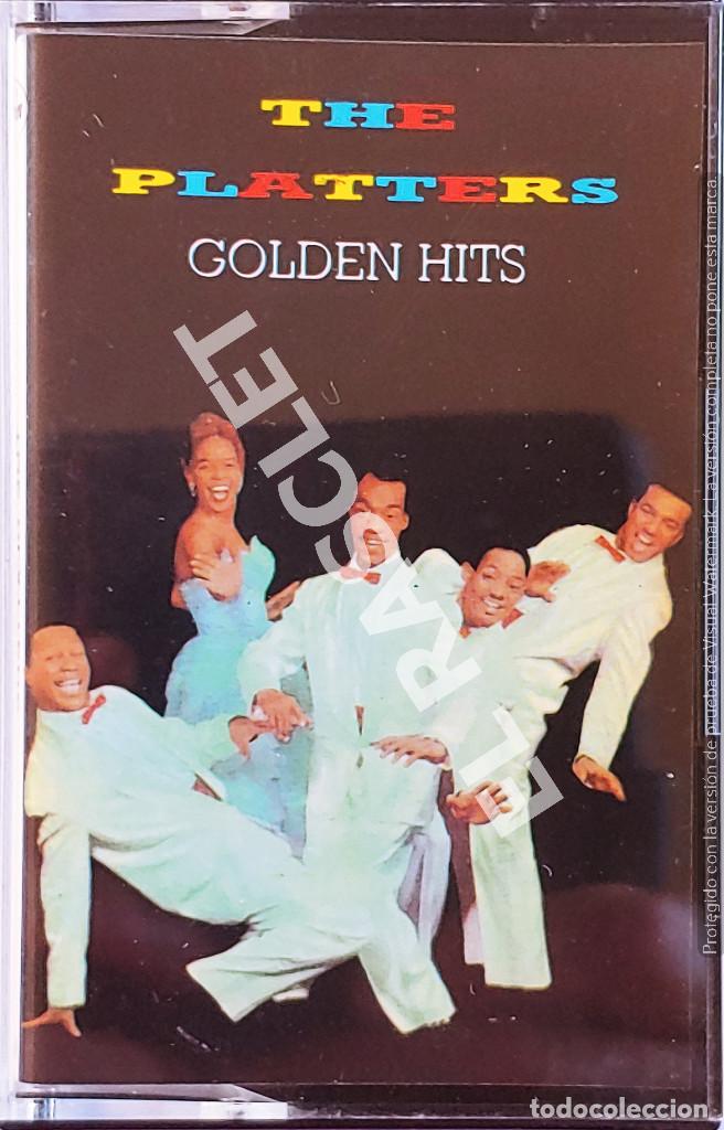 Casetes antiguos: CINTA CASSETTE DE : THE PLATTERS - GOLDEN HITS - Foto 1