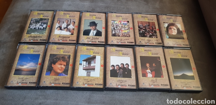 Casetes antiguos: Casetes NUESTRA M&Uacute;SICA (12 VOL&Uacute;MENES), 1993