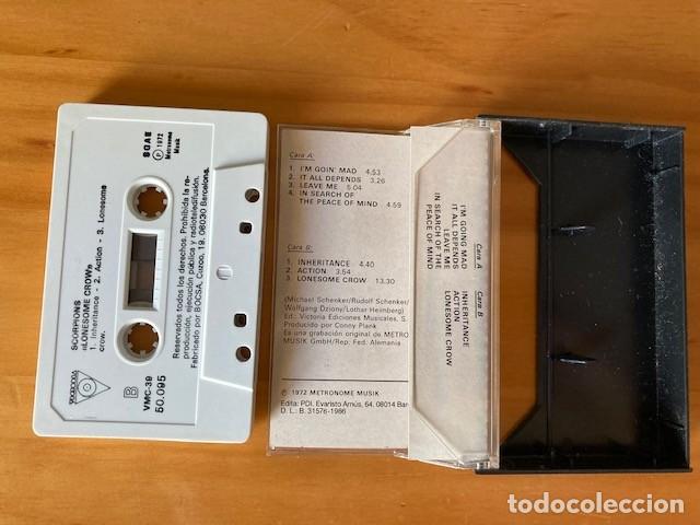 Casetes antiguos: CASSETTE SCORPIONS LONESOME CROW - Foto 2