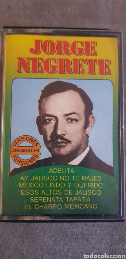 Casetes antiguos: Casete JORGE NEGRETE, 1981 - Foto 1