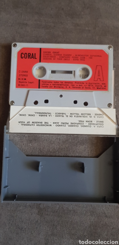 Casetes antiguos: Casete XAVIER CUGAT - Foto 4