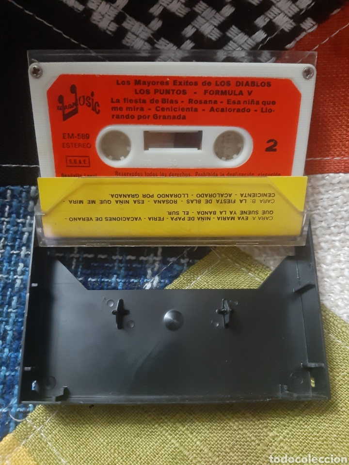 Casetes antiguos: Casete Los Mayores &Eacute;xitos de Diablo, Los Puntos, Formula V. - Foto 3