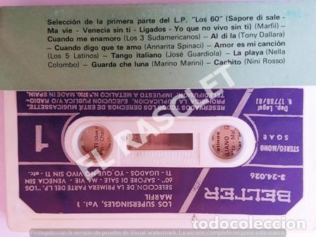 Casetes antiguos: CINTA DE CASSETTE - LOS SUPERSINGLES - MARFIL - - Foto 2