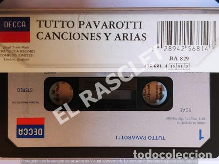 Casetes antiguos: CINTA DE CASSETTE - TUTO - PAVAROTTI - - Foto 2