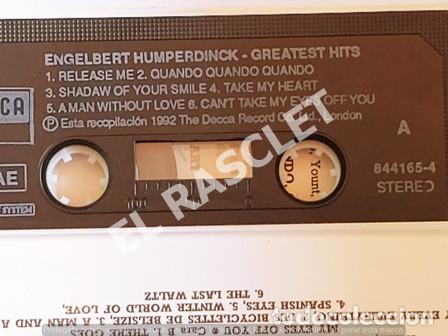 Casetes antiguos: CINTA DE CASSETTE - ENGELBERT HUMPERDINCK - - Foto 2