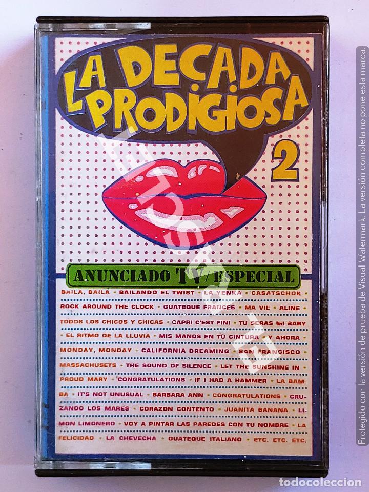 Casetes antiguos: CINTA DE CASSETTE - LA DECADA PRODIGIOSA - 2 - - Foto 1