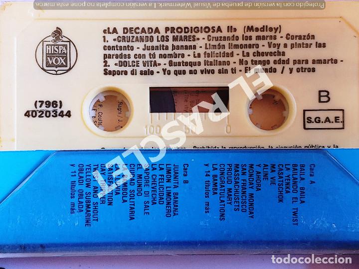 Casetes antiguos: CINTA DE CASSETTE - LA DECADA PRODIGIOSA - 2 - - Foto 2
