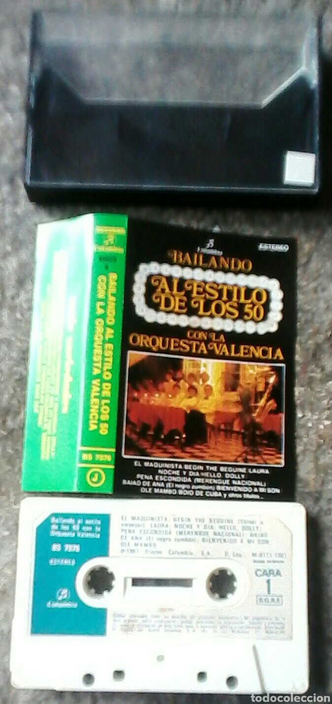 Casetes antiguos: Bailando Al Estilo De Los 50 Con La Orquesta Valencia - Foto 1
