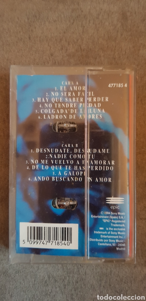 Casetes antiguos: Casete AZ&Uacute;CAR MORENO (EL AMOR) - Foto 2