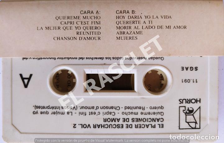 Casetes antiguos: CINTA CASSETTE DE : CANCIONES DE AMOR - - Foto 2