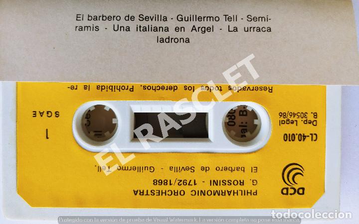Casetes antiguos: CINTA CASSETTE DE : EL BARBERO DE SEVILLA - ROSSINI - - Foto 2