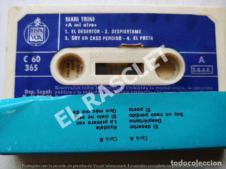 Casetes antiguos: CINTA CASSETTE DE : MARI TRINI - A MI AIRE - Foto 2