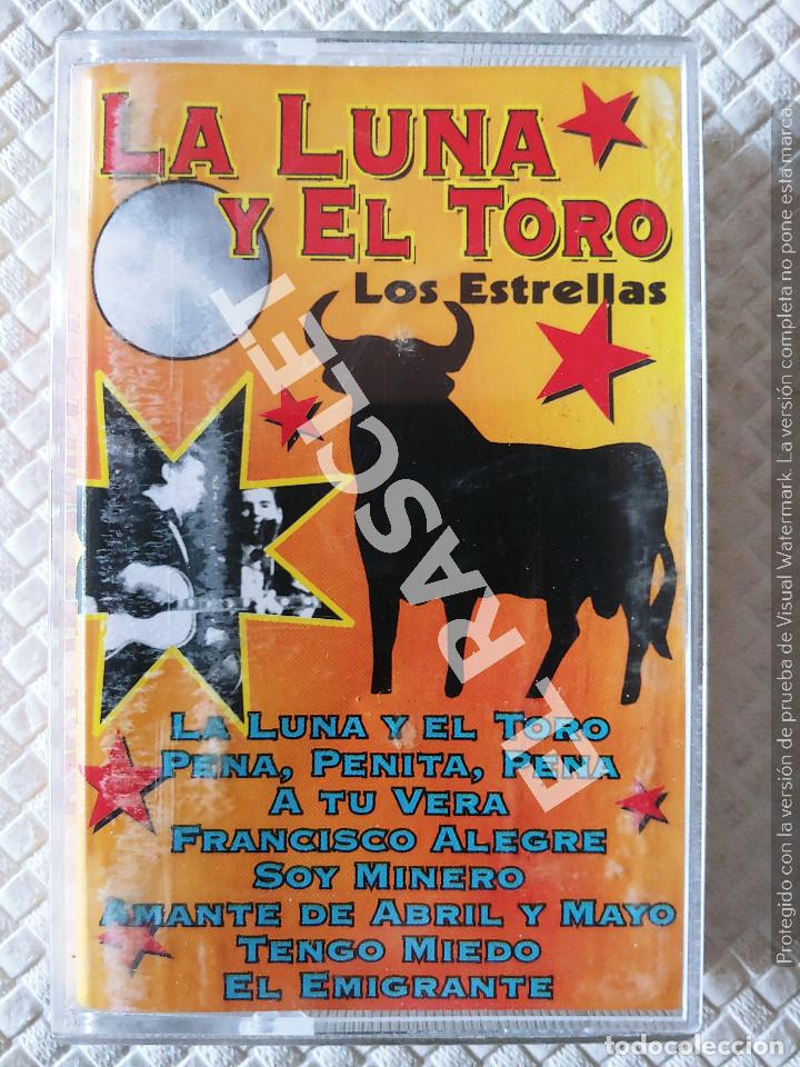 Casetes antiguos: CINTA CASSETTE DE : LOS ESTRELLAS - LA LUNA Y EL TORO - Foto 1