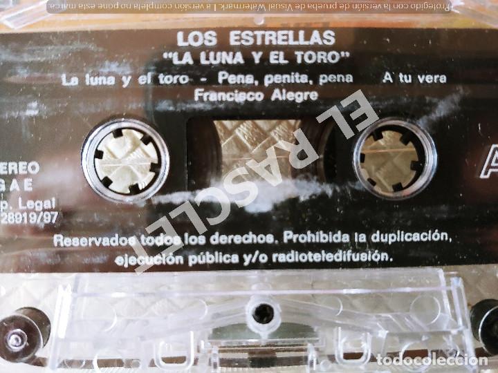 Casetes antiguos: CINTA CASSETTE DE : LOS ESTRELLAS - LA LUNA Y EL TORO - Foto 2