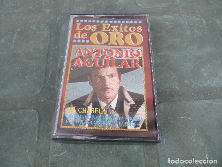 Casetes antiguos: ANTONIO AGUILAR - Exitos De Oro - Foto 1