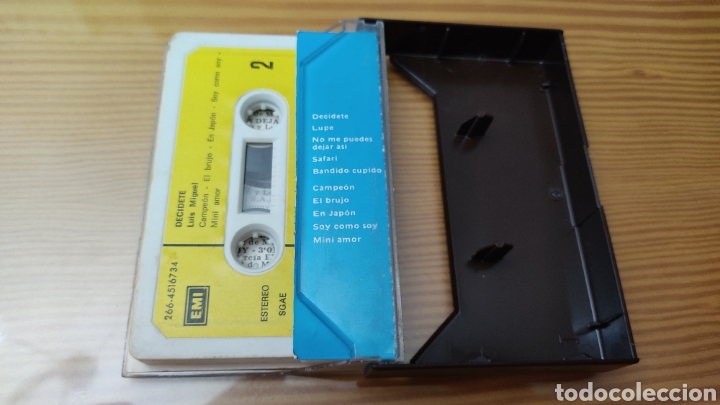 Casetes antiguos: cassette de Luis Miguel &rdquo; Decidete&rdquo; - Foto 2