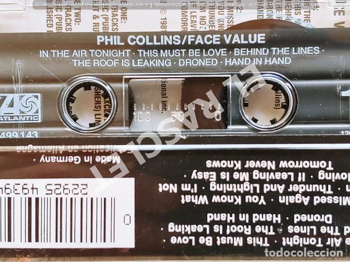 Casetes antiguos: CINTA CASSETTE DE : PHIL COLLINS - FACE VALUE - Foto 2