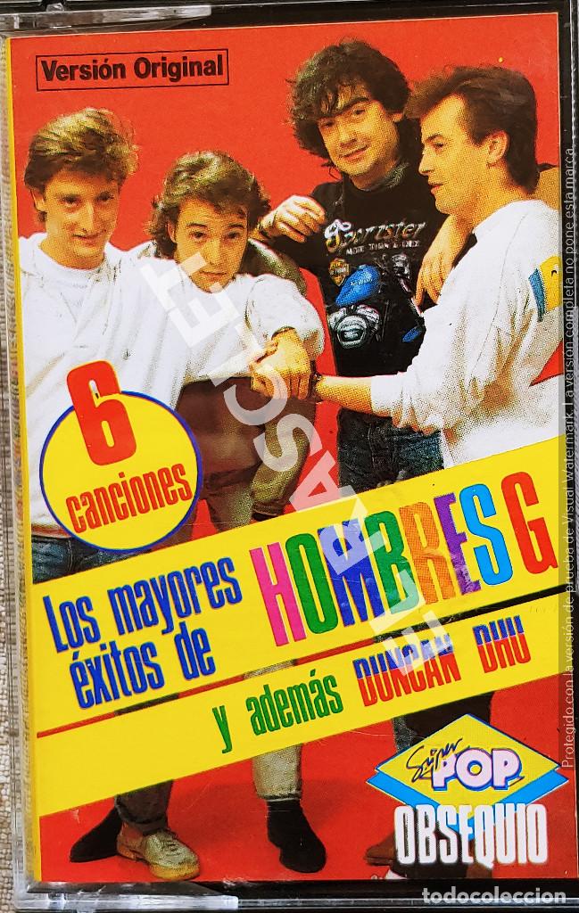 Casetes antiguos: CINTA CASSETTE DE : LOS MAYORES EXITOS DE HOMBRES G - Foto 1