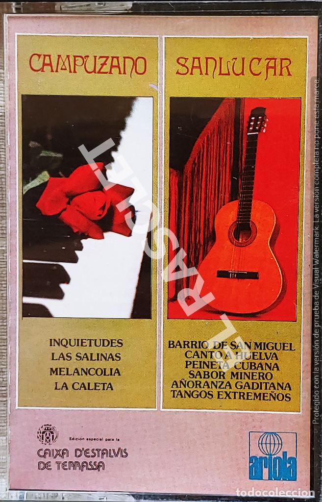 Casetes antiguos: CINTA CASSETTE DE : CAMPUZANO SANLUCAR - Foto 1