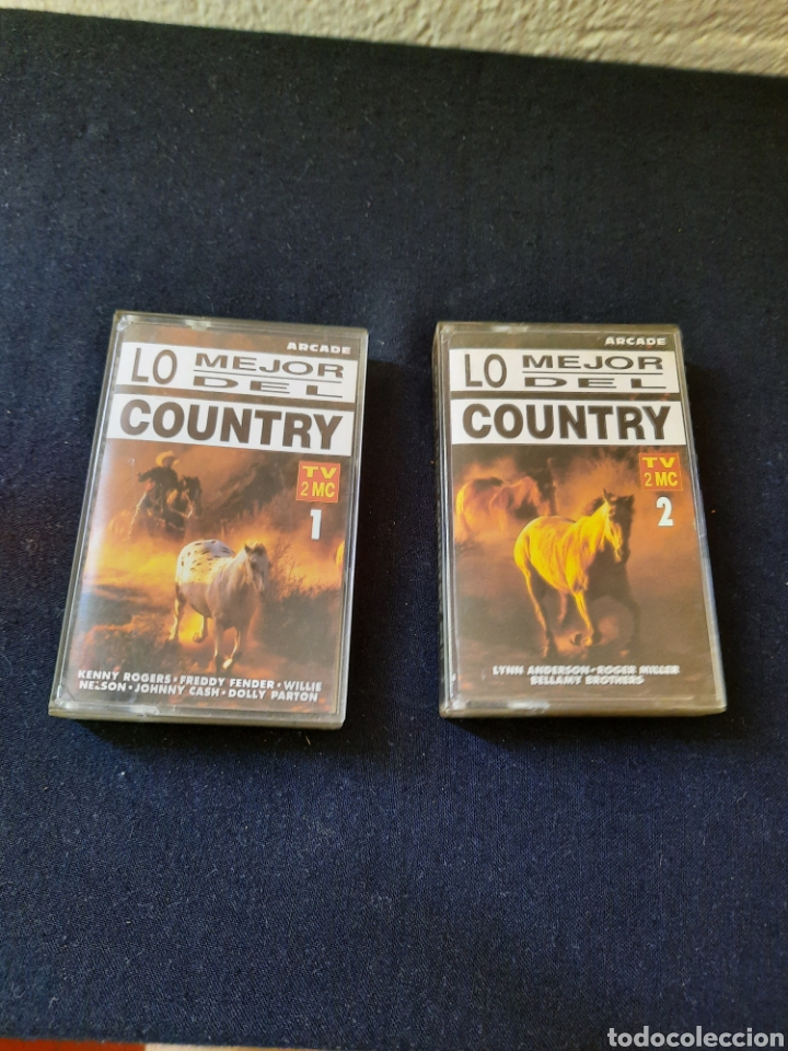 Casetes antiguos: Lo mejor del Country casete
