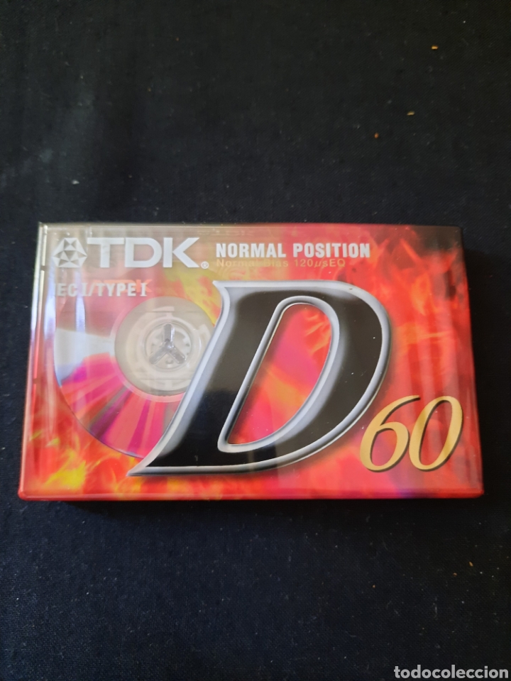 Casetes antiguos: Cinta casete virgen TDK 60 minutos precintada