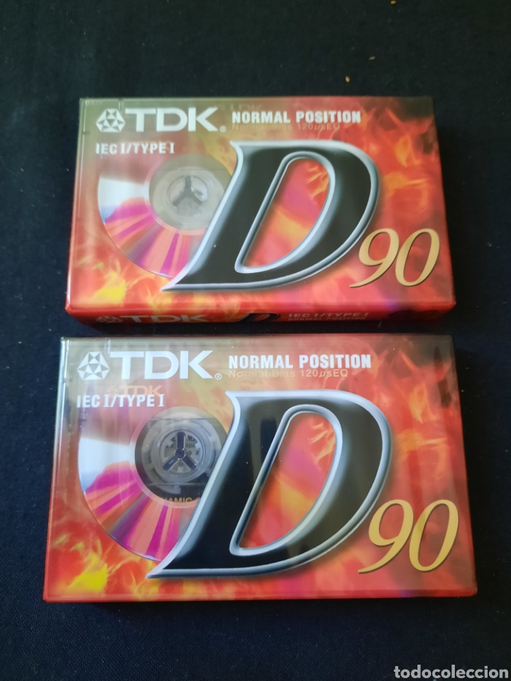 Casetes antiguos: Cintas casete virgen TDK 90 minutos precintadas