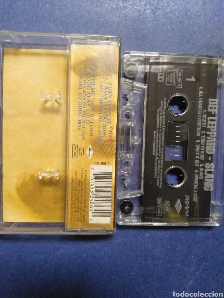 Casetes antiguos: Def leppard slang - Foto 2