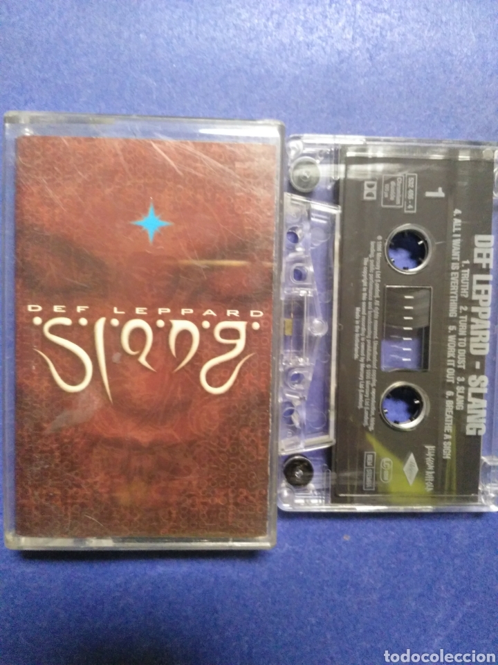 Casetes antiguos: Def leppard slang - Foto 1