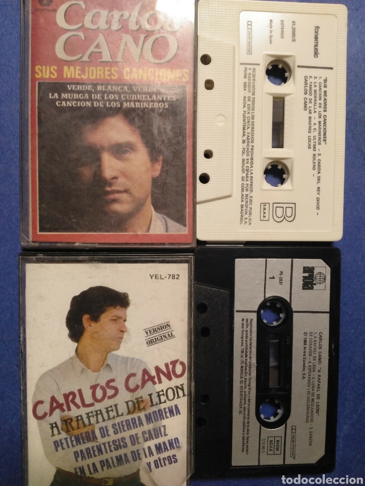 Casetes antiguos: Dos Cassettes Carlos Cano - Foto 1