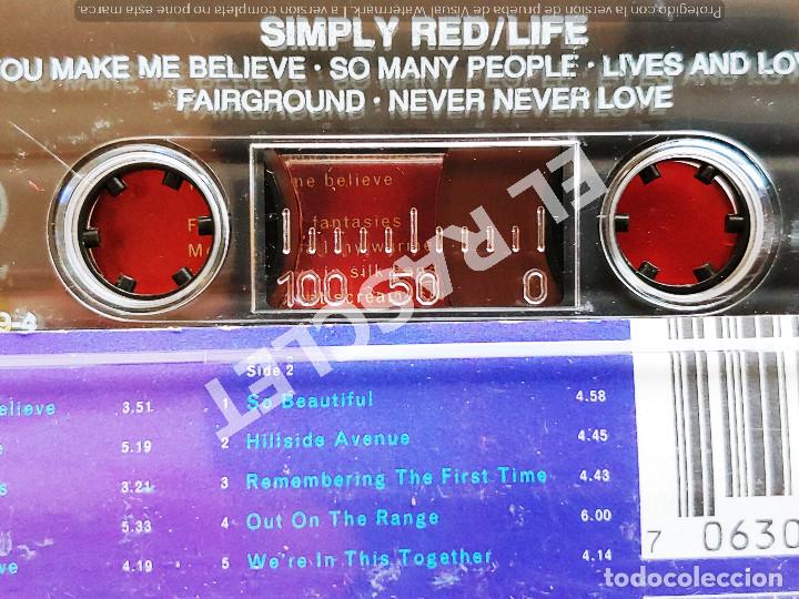 Casetes antiguos: CINTA CASSETTE DE :LIFE - SIMPLY RED - Foto 2