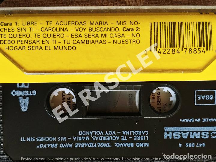 Casetes antiguos: CINTA CASSETTE DE :INOLVIDABLE NINO BRAVO - Foto 2