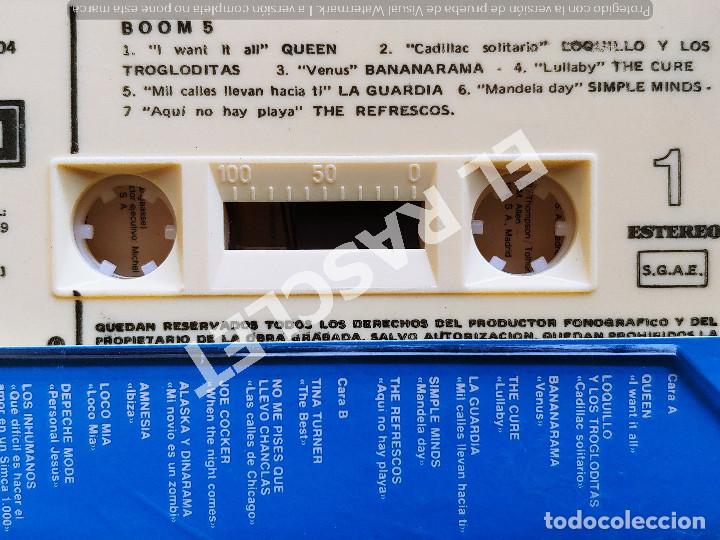 Casetes antiguos: CINTA CASSETTE DE : &iexcl;BOOM! 5 - Foto 2