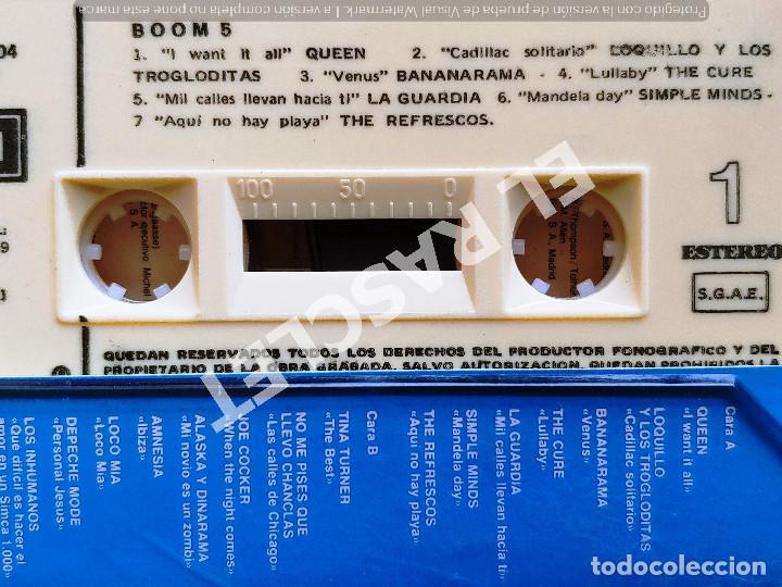 Casetes antiguos: CINTA CASSETTE DE : &iexcl;BOOM! 5 - Foto 3