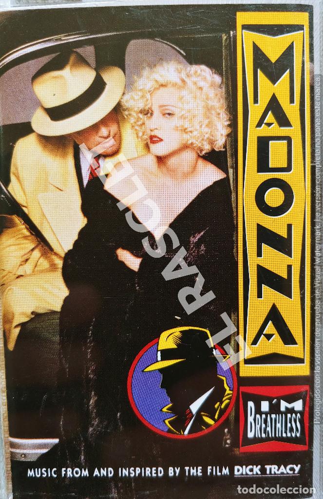 Casetes antiguos: CINTA CASSETTE DE : MADONNA IM BREATHLESS - Foto 1