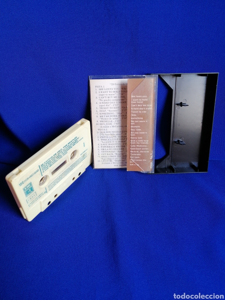 Casetes antiguos: THE BEATLES 20 EXITOS DE ORO - Foto 2