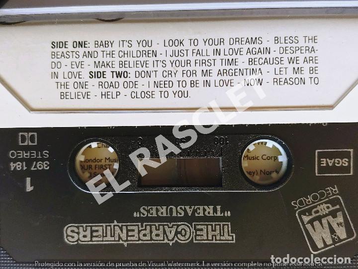 Casetes antiguos: CASETTE DE - CARPENTERS - TREASURES - Foto 2