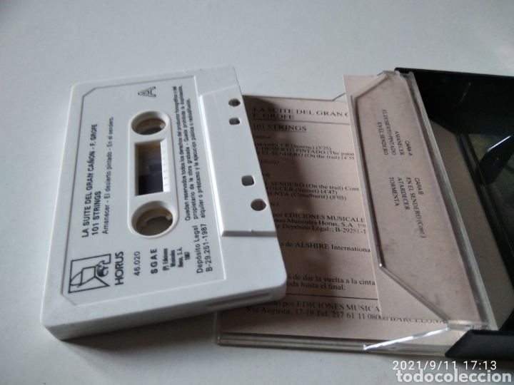 Casetes antiguos: Cinta casette la suite del Gran ca&ntilde;on 101 strings - Foto 2