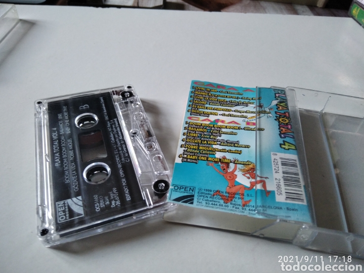 Casetes antiguos: Casette playa total 4 - Foto 2